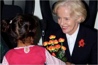 Governor-General with student